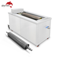 Nettoyeur ultrasonique personnalisé Skymen pour rouleaux Anilox et cylindres de rotogravure avec système de nettoyage à axe rotatif