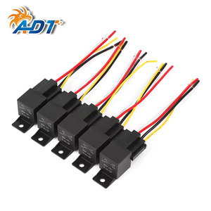 รีเลย์สตาร์ทเตอร์รถยนต์ JD2912 JD1914 รีเลย์รถยนต์ 4 ขา 5 ขา 40 แอมป์ รีเลย์สวิตช์ พร้อมชุดสายไฟและซ็อกเก็ต - Product Image 6
