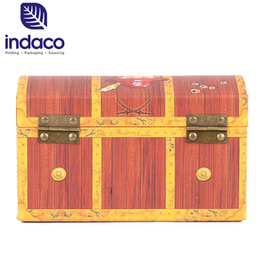 Emballage de jouets au trésor personnalisé OEM/ODM, boîte-cadeau de luxe en carton pour souvenirs et trésors, boîte-cadeau décorative en forme de Pirate - Product Image 2