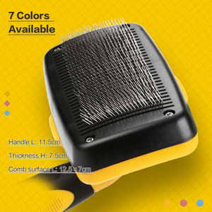 <span class=keywords><strong>Pet</strong></span> Groomer bakım epilasyon kendini temizleme Slicker fırça köpekler ve kediler için - Product Image 1