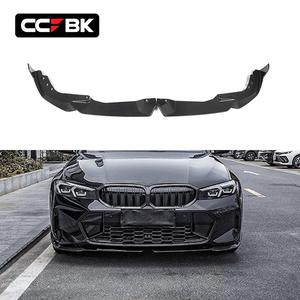 Para <span class=keywords><strong>BMW</strong></span> G20 G21 M Sport LCI 325i 330i 340i <span class=keywords><strong>2023</strong></span>-2026, alerón delantero de fibra de carbono seca estilo MP, divisor de labio inferior 511195A4B369 - Product Image 1