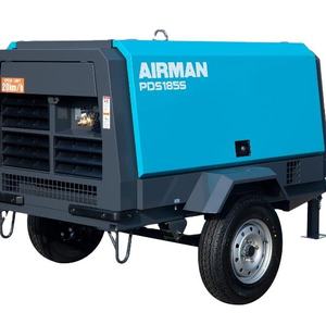 Compresseurs d'<span class=keywords><strong>air</strong></span> diesel portatifs à vis Airman PDS185S 6C2 PDS265S 4C3 haute performance pour la construction, l'exploitation minière et l'usage industriel - Product Image 2