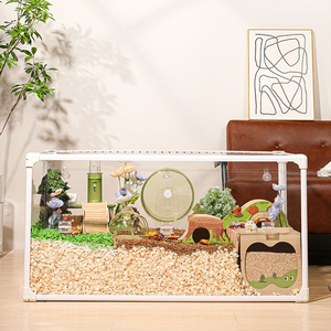 <span class=keywords><strong>Cage</strong></span> à hamster en gros, personnalisée, transparente, grand espace, habitat pour hamster 100 cm, <span class=keywords><strong>cage</strong></span> pour animaux de compagnie en acrylique à assembler - Product Image 2