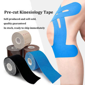 Sports athlétiques perforés 7.5 cm pré-coupé <span class=keywords><strong>genou</strong></span> visage motif hypoallergénique Kinesis Bandage Types cinétiques de bande de kinésiologie - Product Image 3