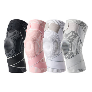 Đệm bảo vệ đầu gối thể thao bóng rổ chuyên nghiệp cho nam, băng bảo vệ ngoài trời mùa hè, dụng cụ bảo vệ khi đi bộ đường dài, chạy bộ, chất liệu spandex, bảo vệ sụn chêm khuỷu tay - Product Image 5