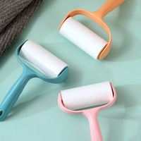 Tragbarer Hunde haarentferner mit Griff Sticky Lint Roller und Teardown Adhesive Carpet Dust Roller Brushes für den Stoff gebrauch