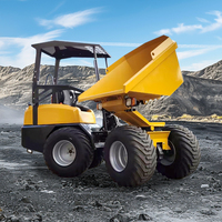 Nouveau Tracteur Mini-Dumper Diesel Euro 3 à Conduite à Gauche 1 Tonne 4x4, Meilleures Ventes, Prix Public