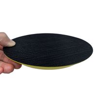 Plaques de support rotatives en mousse PU de 6 pouces de haute qualité avec fixation auto-agrippante pour le polissage de la pierre, du bois et du métal