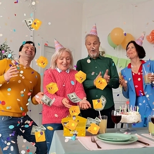 Boîte cadeau créative DIY en forme de dollar, écologique, pour anniversaire, Saint-Valentin, surprise <span class=keywords><strong>argent</strong></span>/espèces, boîte en papier à explosion - Product Image 5