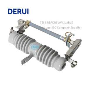 Công nghệ cao nhanh chóng diễn xuất gốm sứ cầu chì cắt ra 15 KV 27 KV đánh giá điện áp thả ra cầu chì điện áp cao với gốm cách điện - Product Image 1