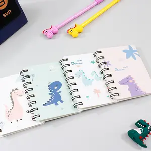 Mini caderno de notebook personalizado, de alta qualidade, novo design, premium, impresso, espiral, notebook para estudantes