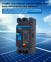 Disjoncteur à boîtier moulé MCCB 100A 125A 160A 150A 250A 1P 3P DC 500V certifié CE pour solaire photovoltaïque PV Usd