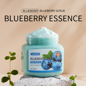 SADOER Vente en gros OEM ODM Crème exfoliante hydratante blanchissante pour le corps aux fruits naturels, sel de bain exfoliant - Product Image 2