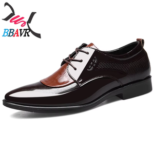 Zapatos Formales de Negocios para Hombre, de PU, Talla Grande, con Cordones, Punta en Pico, Versátiles, Casuales, Transpirables, Duraderos, Resistentes a Impactos, para Primavera - Product Image 5