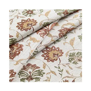 Vendita calda stile classico poliestere tessuto tessile per la casa tessuto Jacquard tenda