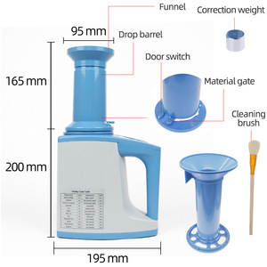 Grain Moisture <b>Tester</b> LDS 1G Portable Digital Meter For Corn Rice Wheat 3-35 Accuracy Plastic Body With Funnel And Brush - Product Image 1