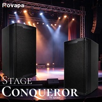 Haut-parleur passif de 10 pouces à haute sensibilité 98 dB, 250 W, SPL max. 127 dB, boîtier métallique pour scène, église, sonorisation en direct, KTV, événements