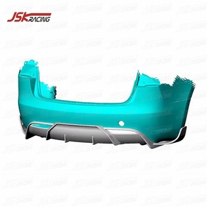 Diffuseur arrière en fibre de carbone de style <span class=keywords><strong>Jsk</strong></span> pour Tesla Model <span class=keywords><strong>3</strong></span> 2023-2024 Diffuseur de lèvre de pare-chocs de voiture de haute qualité modifié amélioré - Product Image 3