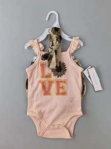 Blus bermerek untuk anak-anak setelan baju bayi katun longgar untuk musim semi 3m-24m - Product Image 2