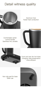 Wireless Electronic Thermostat Mug Warmer Cooler USB Power Smart Thermostat 55 6-12 Hours Thermal Insulation for Desk Use - Product Image 2