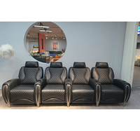 Fauteuils inclinables de cinéma maison avec massage et porte-gobelets – Équipement VIP pour salles de cinéma et théâtres IMAX