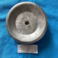 Piston extérieur en aluminium pour pompes à double diaphragme à air comprimé de 1,5 pouces, avec garniture en caoutchouc, remplace Wilden P/N 04-4552-01