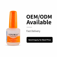 Agent de collage pour ongles Vinimay Nail Ultra Bond, sans acide, séchage à l'air, sans lampe, 15 ml, forte adhérence pour vernis gel, vente en gros pour salons