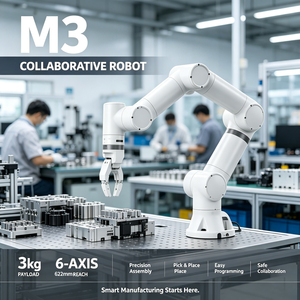 Bras robotique collaboratif SWJD 3 kg à 6 axes, portée de 622 mm, robot de préhension et de placement pour laboratoire, enseignement et systèmes d'automatisation légère - Product Image 1