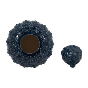 Vaso in ceramica testurizzata per soggiorno, decorazione per la casa, elegante vaso per fiori, complemento d'arredo per camera da letto e ufficio. - Product Image 6