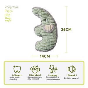 Tianyuan eco-friendly Pet corda di cotone cane giocattolo interessante vocale molare interazione morso giocattolo per la noia sollievo - Product Image 6