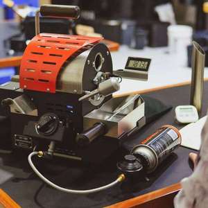 For <b>Touch</b> <b>Screen</b> Digital Temperature Control Electric 100G Small Home Commercial Stainless Steel <b>Coffee</b> Roaster - Product Image 4