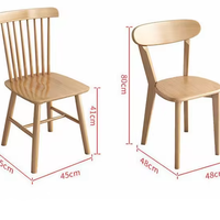 Nouveau design 2024 – Chaise de loisirs moderne en bois massif non fini, dossier haut, accoudoirs, hauteur réglable pour la maison, le bureau, le salon, la salle à manger, le parc