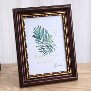Hot bán phong cách Châu Âu nâu trang trí tường khung ảnh chất lượng cao 4x6 5x7 6x8 <span class=keywords><strong>8x10</strong></span> inch Nhựa A4 Kích thước khung ảnh - Product Image 5