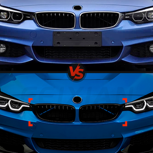 Griglia Anteriore per BMW Serie 4 F32 F33 F36 2014-2020 con Linea Singola o Doppia, Kit di Modifica Molto Richiesto - Product Image 6