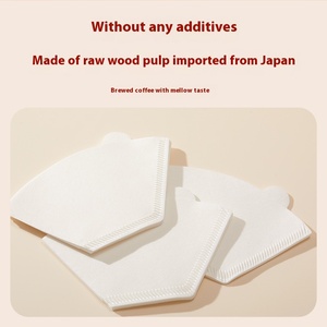 V02 pha cà phê thủ công giấy lọc hình nón cấp thực phẩm dùng một lần giấy lọc nhỏ giọt cà phê công cụ phụ kiện cà phê - Product Image 4