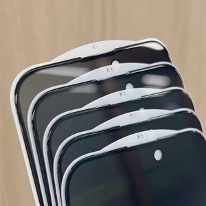 Protecteur d'écran anti-espion en aluminium de haute qualité AAA en verre trempé pour <span class=keywords><strong>iPhone</strong></span> 15 14 13 12 11 Pro Max - Product Image 4