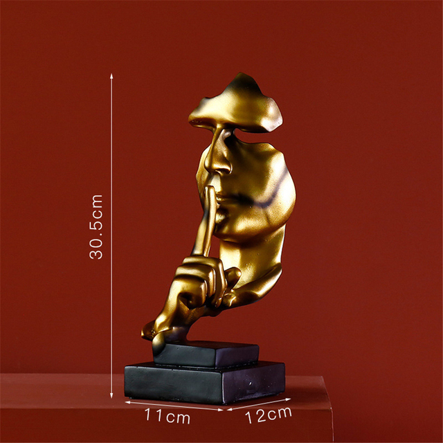 Gold NO Say 30cm