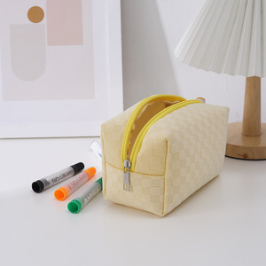 Bolsa de Maquiagem Texturizada JOYSUN com Logo Personalizado, Organizador Portátil de Material Escolar, Estojo Cosmético - Product Image 6