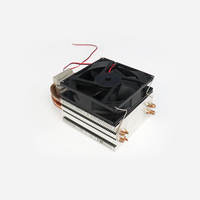 Grand ventilateur de refroidisseur de CPU en aluminium personnalisé dissipateur thermique à 4 caloducs frittés pour ordinateurs