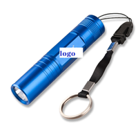 Mini lampe de poche LED à lumière forte, lumière portable compacte et pratique, logo laser disponible pour cadeau d'entreprise