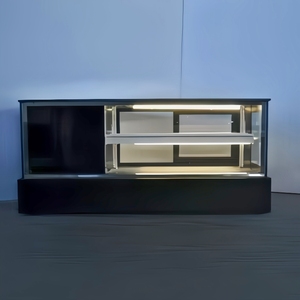 Prix bon marché, présentoir à sushis coupés sur mesure, panneau sintra, réfrigérateur de table pour présentoir à sushis, mini réfrigérateur d'étalage de gâteaux - Product Image 3