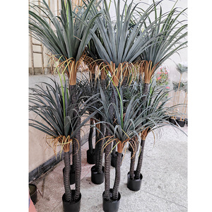 80cm, 90cm, 100cm, 120cm, 150cm, 180cm, 210cm, plantas artificiales, tacto Real, árbol en maceta muy realista, hoja grande, árbol de bonsái de Sisal - Product Image 1