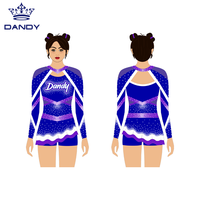 Haute Qualité Applique Logo Cheerleading Uniforme Ensembles Jeunesse Danse Jupes Spandex Diamants Cheer Compétition Porter