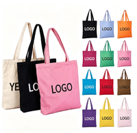 Sac fourre-tout en toile vierge personnalisable avec logo imprimé, écologique et réutilisable pour les courses
