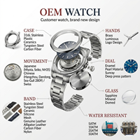 Montres pour hommes à quartz japonais avec logo personnalisé avec cadran arabe et élastique Fashion Business Wholesale-OEM/ODM Private Label
