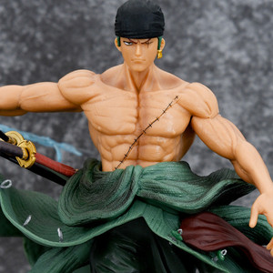 <span class=keywords><strong>Figurine</strong></span> d'anime <span class=keywords><strong>Roronoa</strong></span> Zoro de haute qualité de 30 cm, version à tête interchangeable, <span class=keywords><strong>figurine</strong></span> en PVC, modèle de statue GK, collection - Product Image 3