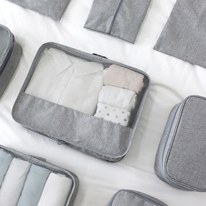 Set organizer per bagagli da viaggio 7 pezzi di cubetti di imballaggio a compressione - Product Image 5