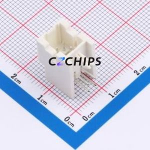 HC-XAD-2*2AW-05 Wire-to-Board Pin Header Bent Lead Through Hole,P=2.5mm Connector 2x2P 2.5mm Right Angle Insert XAD - Product Image 1