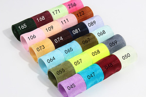 Fabrik-Doppelseitiges 100% Polyester Umweltfreundliches Anpassbares 66-Farben Weißes Organza-Band 1,5 Zoll 50Y für Haarschmuck - Product Image 4