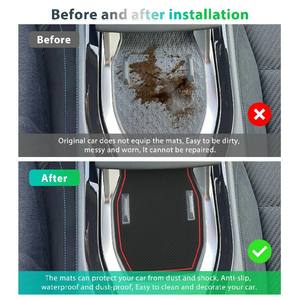 Set di 11 Accessori <span class=keywords><strong>Interni</strong></span> Auto in PVC Antiscivolo Stile Popolare per <span class=keywords><strong>Renault</strong></span> <span class=keywords><strong>Austral</strong></span> E-Tech Modelli 2022-2025 - Product Image 3